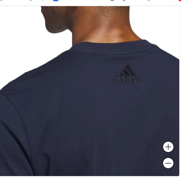 adidas Men’s Graphic Tee Navy - Picture 4 of 4